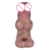 Soft Cock Sleeve with Knot Penis Enlargement Extensions Condom 4.9in Sex Toys for Men Couples Adults Products Intimate Goods