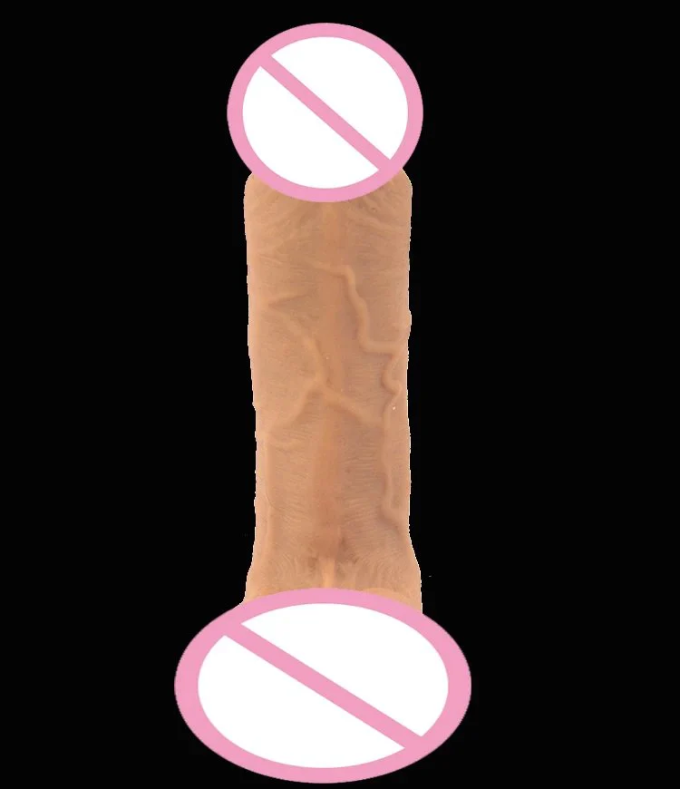 21.5cm Realistic Glans Penis Soft Silicone Penis Lifelike Dildo for Women Toys Sex Adult Rubber Penis