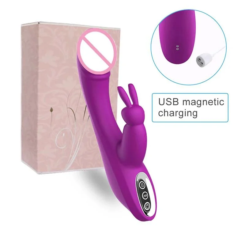 Massage Rotating Realistic Dildos Wave Rabbit Lily Vibrator Lesbian Rabbit Vibration Sensor