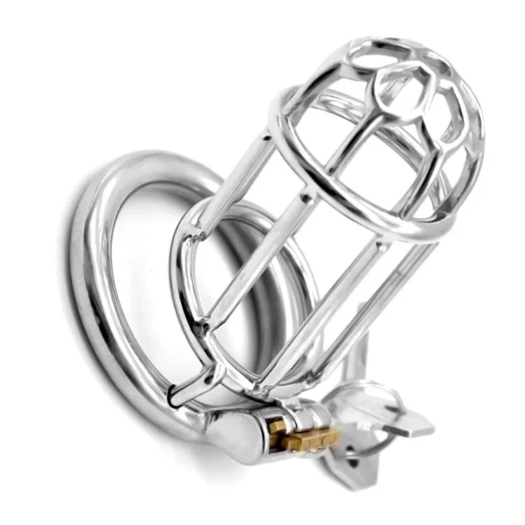 7.5cm Man Chastity Cage Lock Penis in Cage with Keyholder Male Chastity Device 304 Stainless Steel Chastity Cage for Men