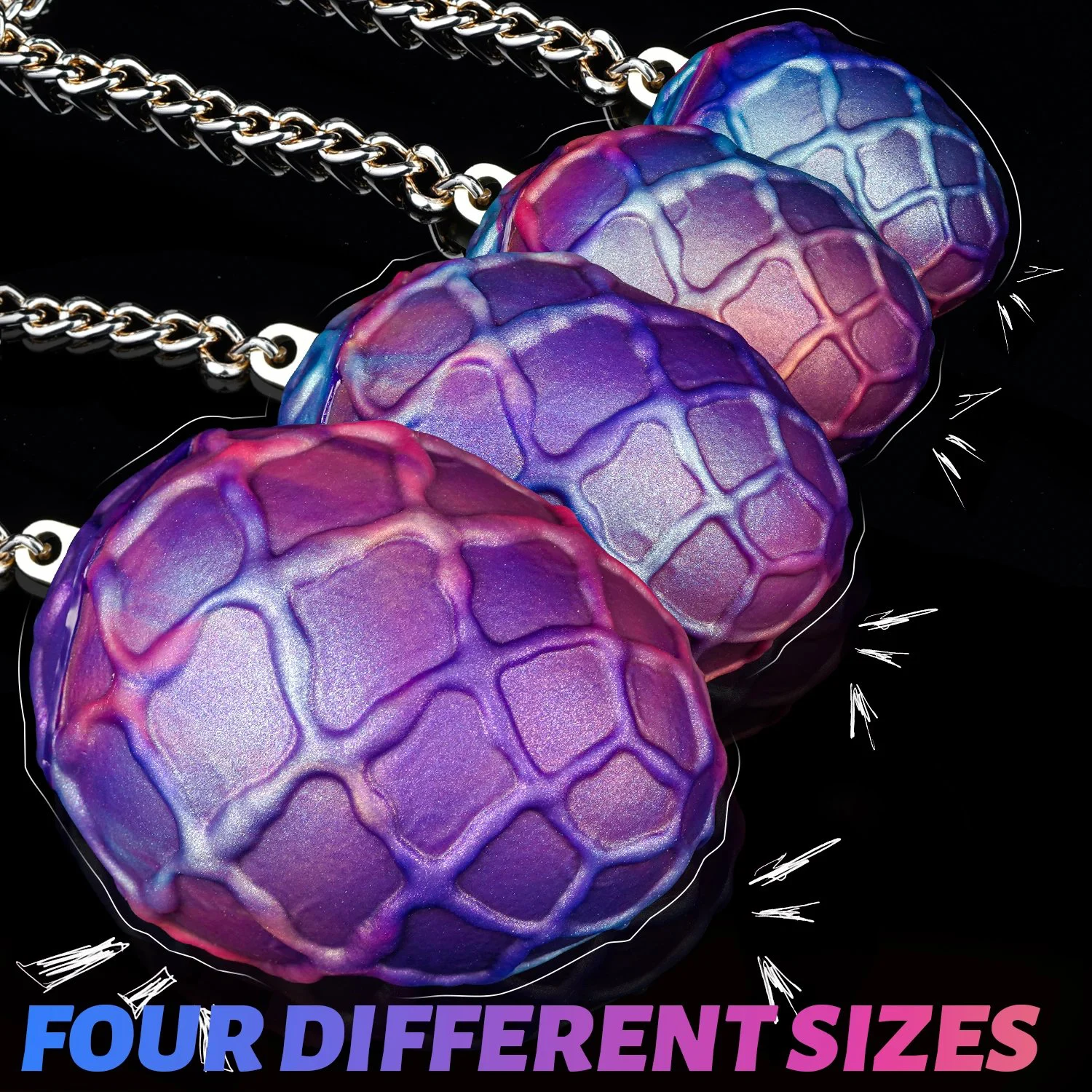 Liquid Silicone Funny Egg Anal Plug Set & Butt Plug for Men Women Couples Masturbation Adult Toy