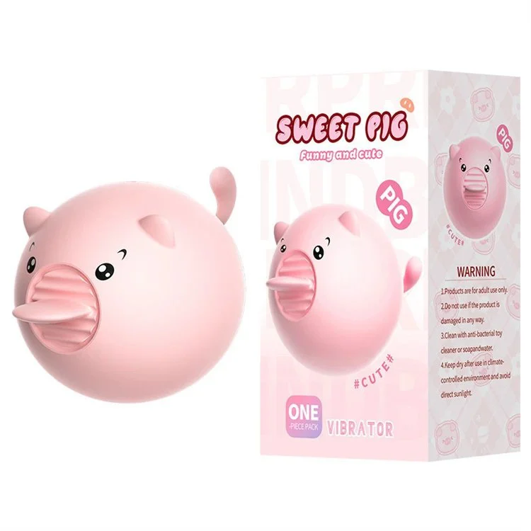 Lilo Vibrator Sex Toys for Women Nipple Clitorals Stimulator 10 Frequency Tongue Licking Mini Pig Vibrator