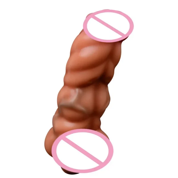 Real Big Soft with Hard Thick Penis Liquid Silicone Vibrator Anal Plug Sex Toy Large Vibrations Product for Woman
