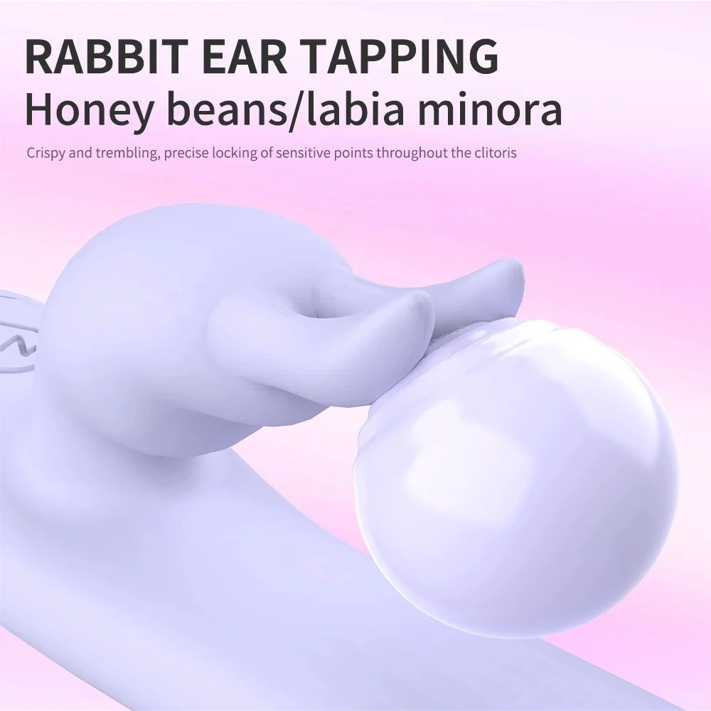 Gelance 12 Frequency Double Head Vibration Female Sex Toy Rabbit Double-headed Vibrator Masturbator for Woman