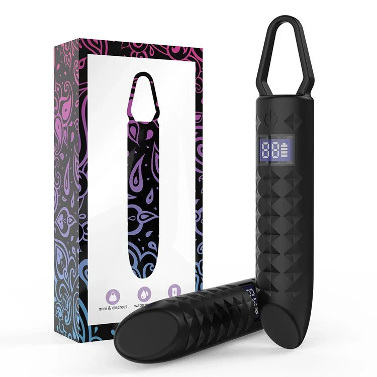 LED Display Lipstick Mini Bullets Vibrator Sex Toy for Women Small AV Wand Female Masturbation