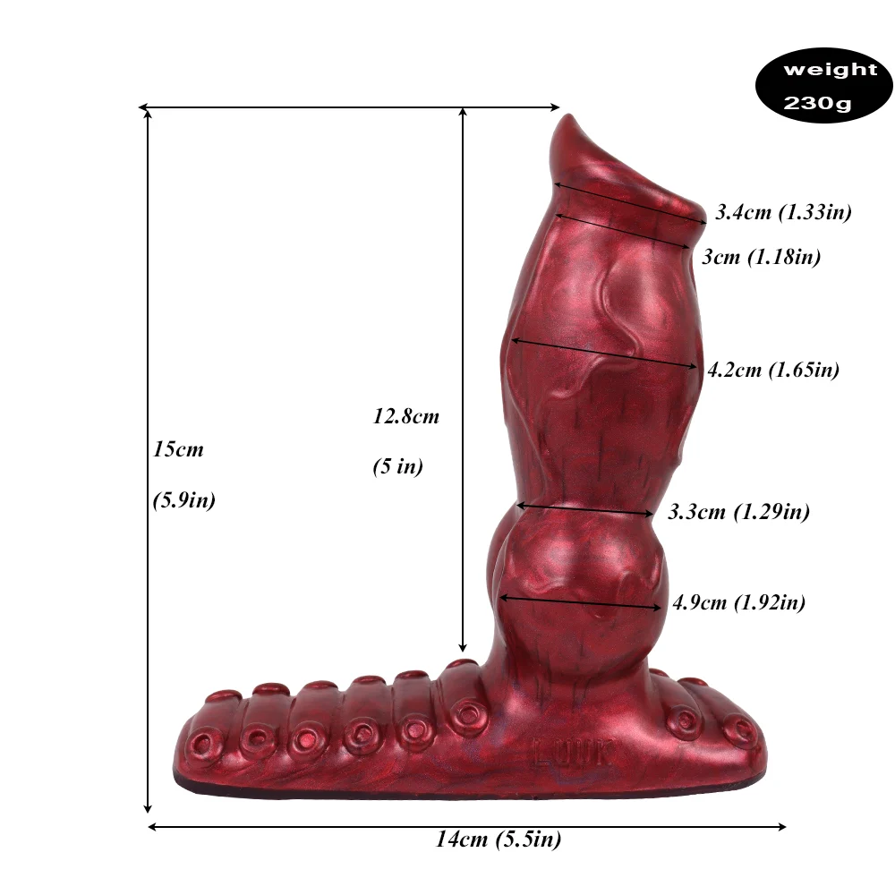 5.9 Inch FAAK Small Realistic Animal Horse Soft Silicone Penis Sleeve Strap-ons Vibrating Dildo for Lesbian