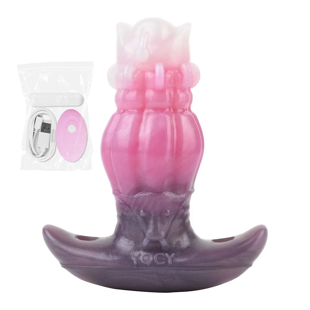 Fetish Dildo Anal Plug Vibrating Anal Plug Collar Plush Tail Game Dress up Kit Sexual Stimulation Gay Men Women Sex Toys