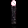 Vibrator Enlarger Sheath for Men Cock Ring Penis Sleeve With 10 Speed Vibration Sex Toy