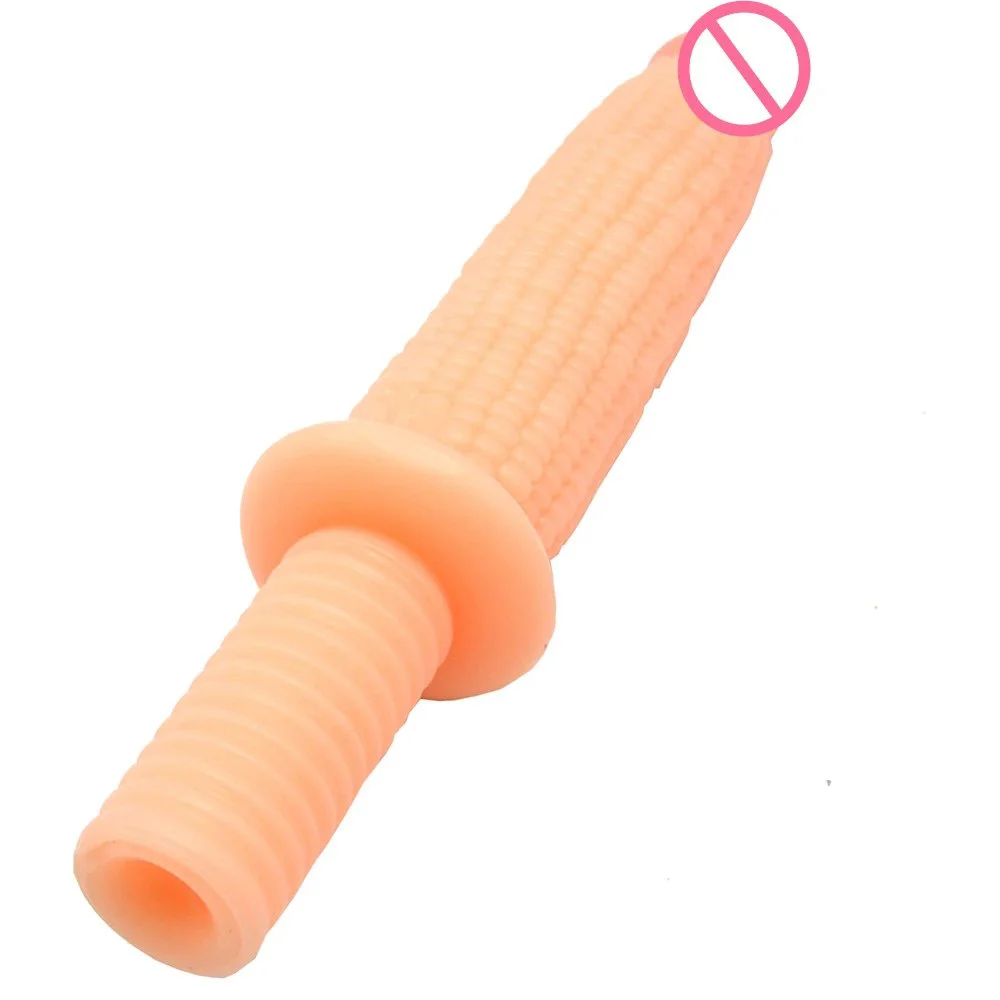 33cm Super Long Toys Sex Adult Corn Shape Dildo Penis Plastic Penis Handle Dildo Anal for Women