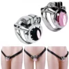 Catheter + Harness + Chastity CageAdult Toys for Men with Body BondageFour Sizes Available