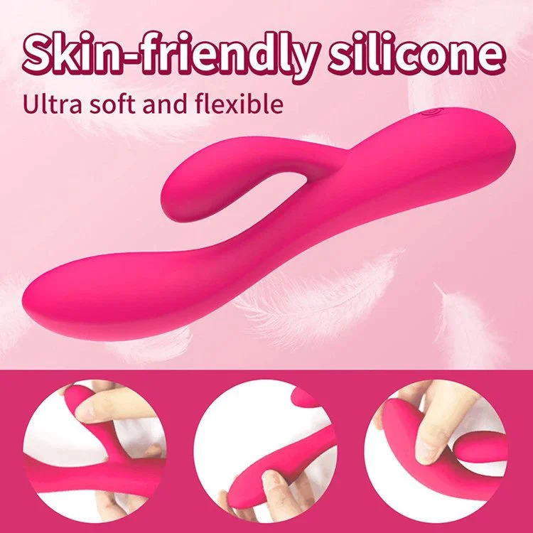 Liquid Silicone Clitoral Simulation Massager G Sport Vibrator Rabbit Vibrator Sex Toys for Women