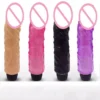 Battery Dildo Vibrator Sex Toys for Women Large 22cm Realistic Big Jelly Dildo Vibrator