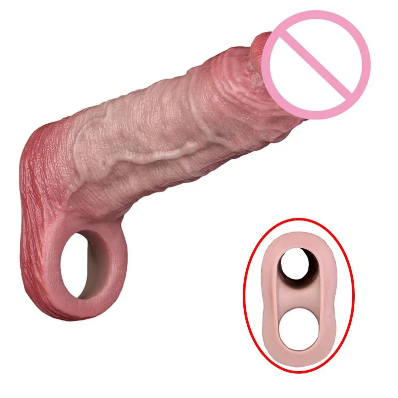 Sex Toys to Enhance the Experience Penis Extenders for Men Silicone Dildo Covers for Effective Penis Enlargement
