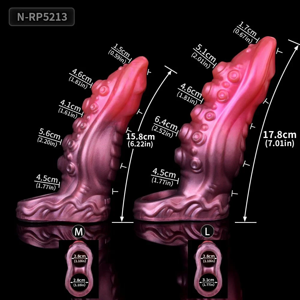Wearable Fantasy Sheath Octopus Penis Sleeve Tentacle Enlarger Girth Cock for Men Penis Sleeve with Cock Ring