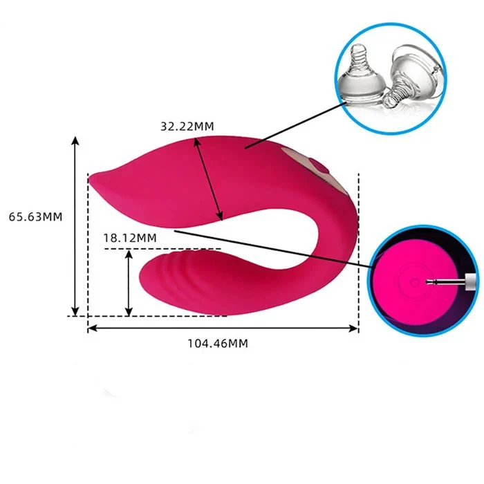 Mini USB-powered G-Spot Vibrators Adult Sex Toy for Couples Stimulating Clitoris and Vaginal Massage