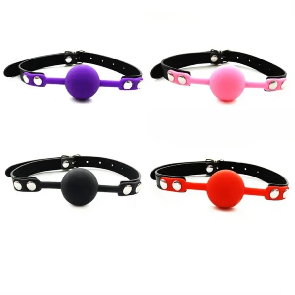 Bondage Toys SM Slave Adult Fetish Sexy Silicone Open Mouth Gag Ball