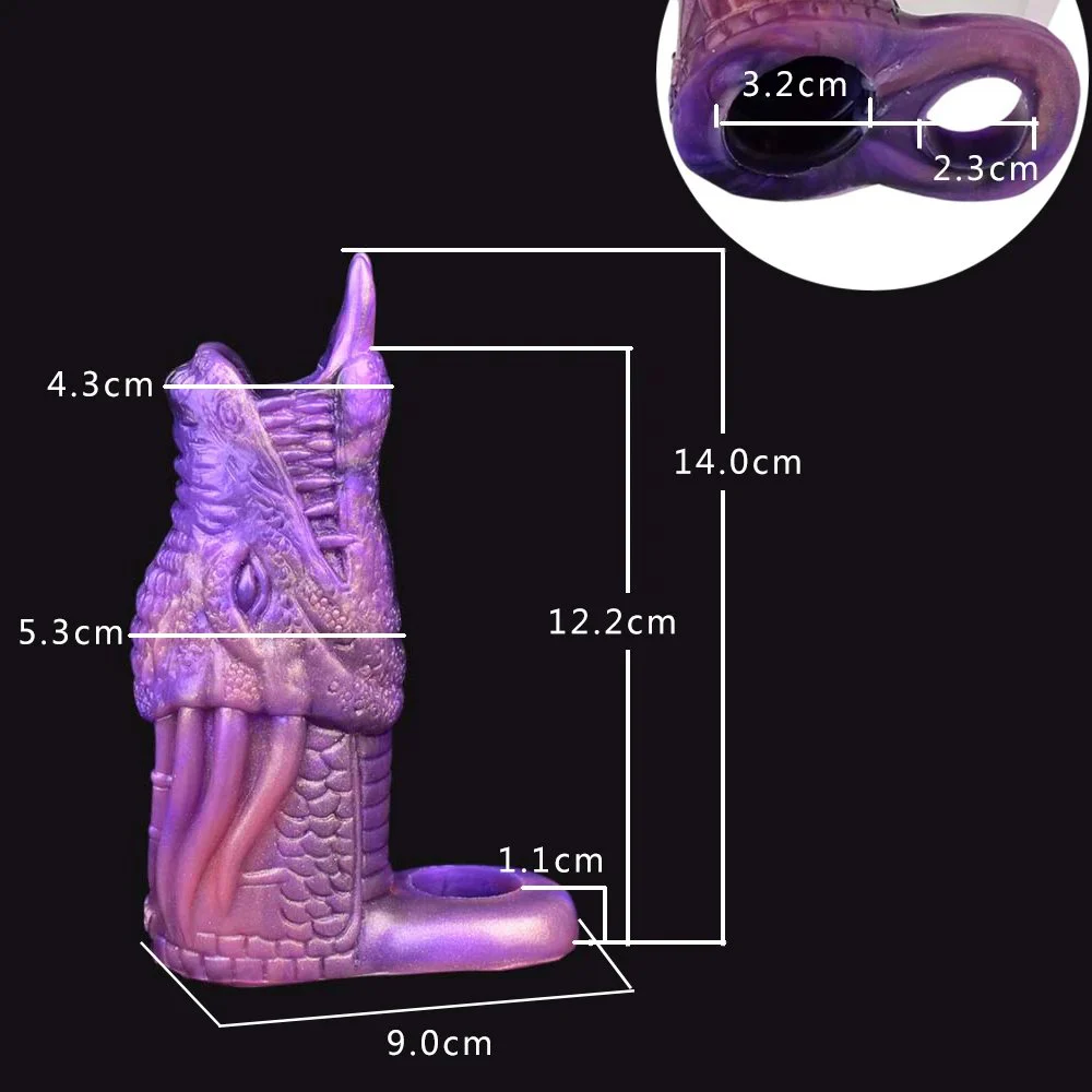 tiger Penis Soft Silicone Penis Sleeve Waterproof Custom Penis Sleeve Silicone Handjob Masturbation Sex Toy