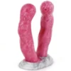 5 Inch Fantasy Monster Double Penetration Dildo Weird Gory Tentacle Sex Toy Made of Soft Silicone