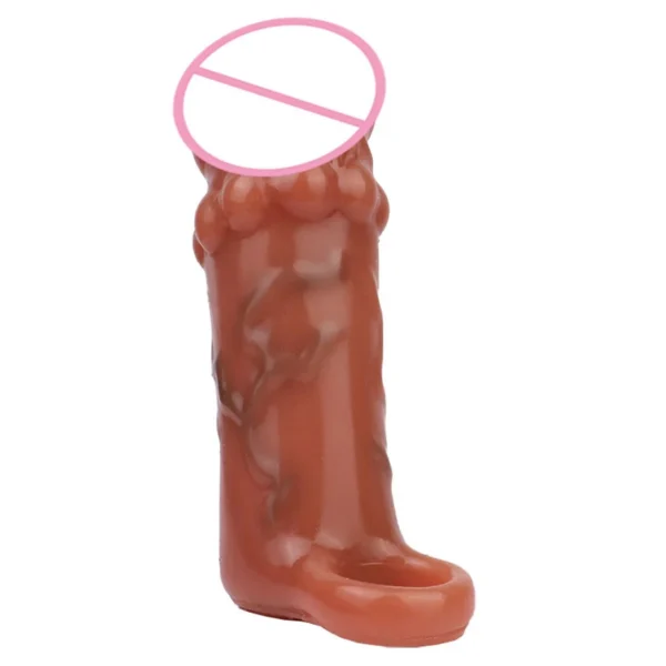 Wolf Braces Male Penis Extension Sleeves Sperm Lock Cock Ring,Enhancer Penis Sleeve Extension Sex Toy cock Sleeve Man