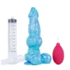 Purple Mountain Dragon Fantasy Series Squirting Dildo Premium Design Soft Silicone Realistic Feel Adult Pleasure Toy