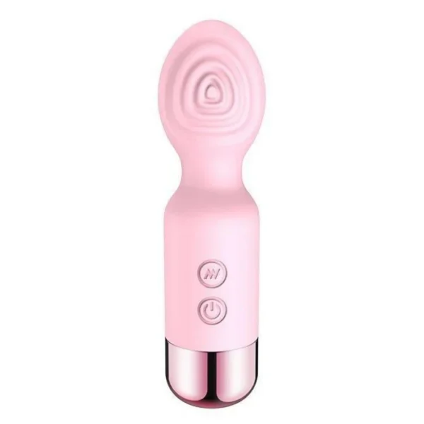 Portable Women's Mini Wand Massager-G-Spot & Vaginal Vibrator USB Rechargeable Waterproof Multi-Speed for Female Masturbation
