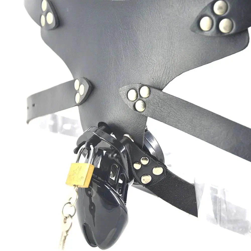 10cm Black Plastic Penis Cage for Male Soft Healthy Men Chastity Device Keyholder Male Chastity Cage Sex Shop Chastity Belt