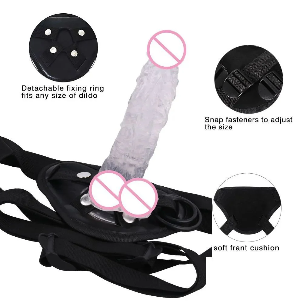 Artificial Penis Leather Dildo Pants Sex Toys for Female Lesbian Strap on Dildo With Belt