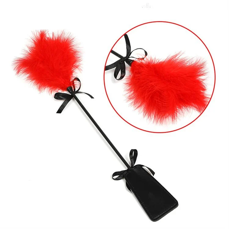 Bondage Kit for Couples Whip Flirting Spanking Paddle Flogger Sex Toy Feather Tickler