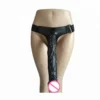 Quality Assured Strap on Dildo Nontoxic PVC Total Length 35CM Dildo Big for Lesbian Sex