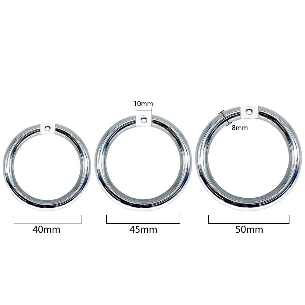 Catheter Stainless Steel Bird Cage Lock Bottle Cap Lock Chastity Lock Adult Sex Toys