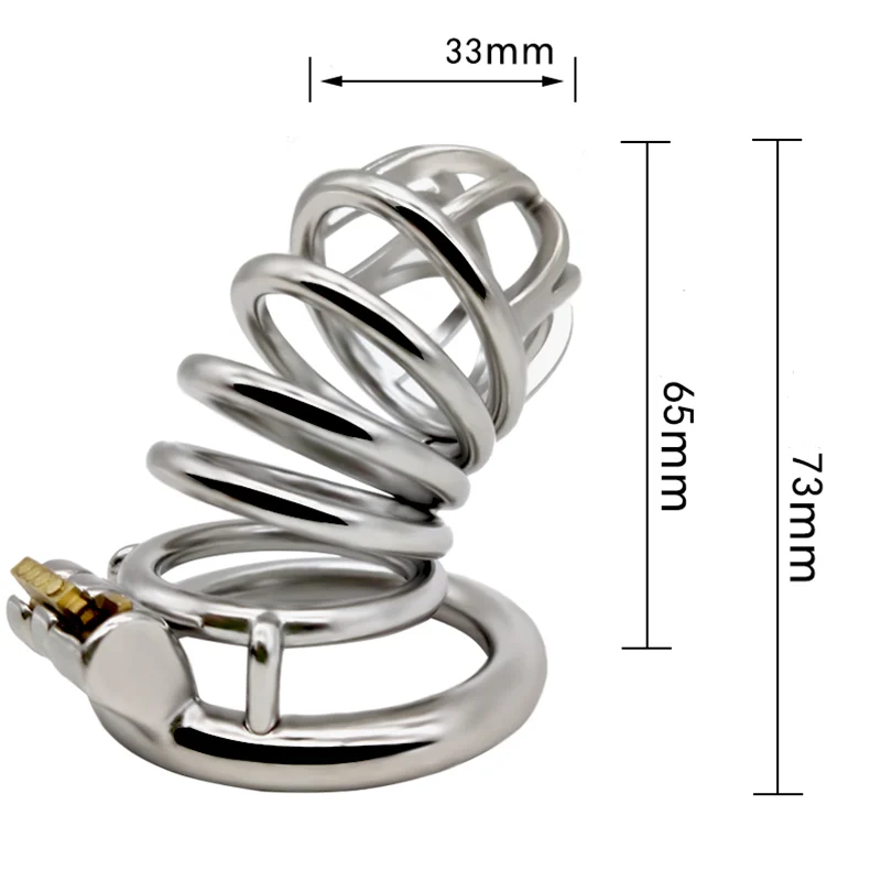 Chastity Lock Python With Ring Male Chastity Bird Cage Ring to Prevent Cheating Sex Toys for Men
