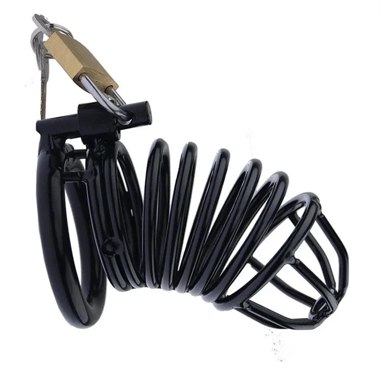 3 Different Sizes Bondage Birds Cock Cages Black Steel Male Chastity Device Cage Sex Toy for Men