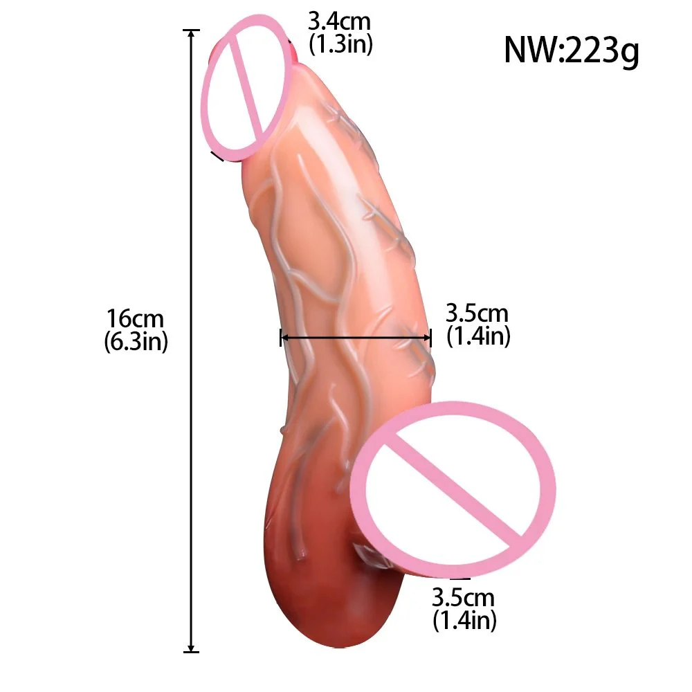 Liquid Silicone Realistic Dildo for Women Thick Penis Anal Plug G Spot Vibrating Heating Sex Toys Vibrator for Women