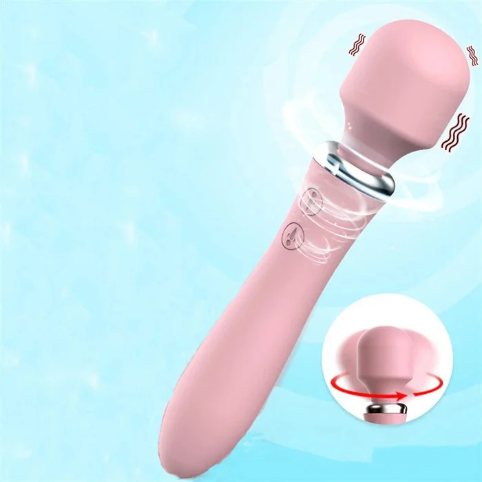 Powerful Dual Vibrator with 10-Mode Massage Stick Body and Clitoral Sex Toy Female-friendly Sex Toy