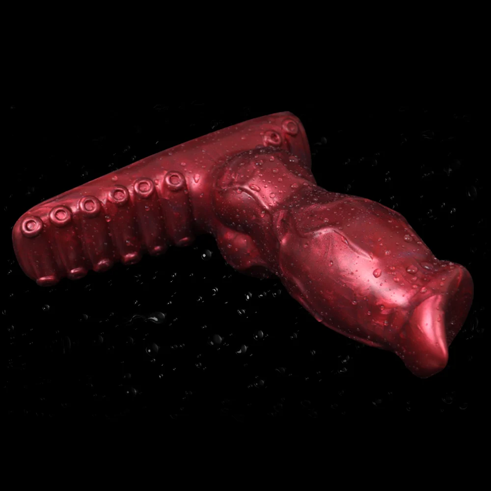 5.9 Inch FAAK Small Realistic Animal Horse Soft Silicone Penis Sleeve Strap-ons Vibrating Dildo for Lesbian