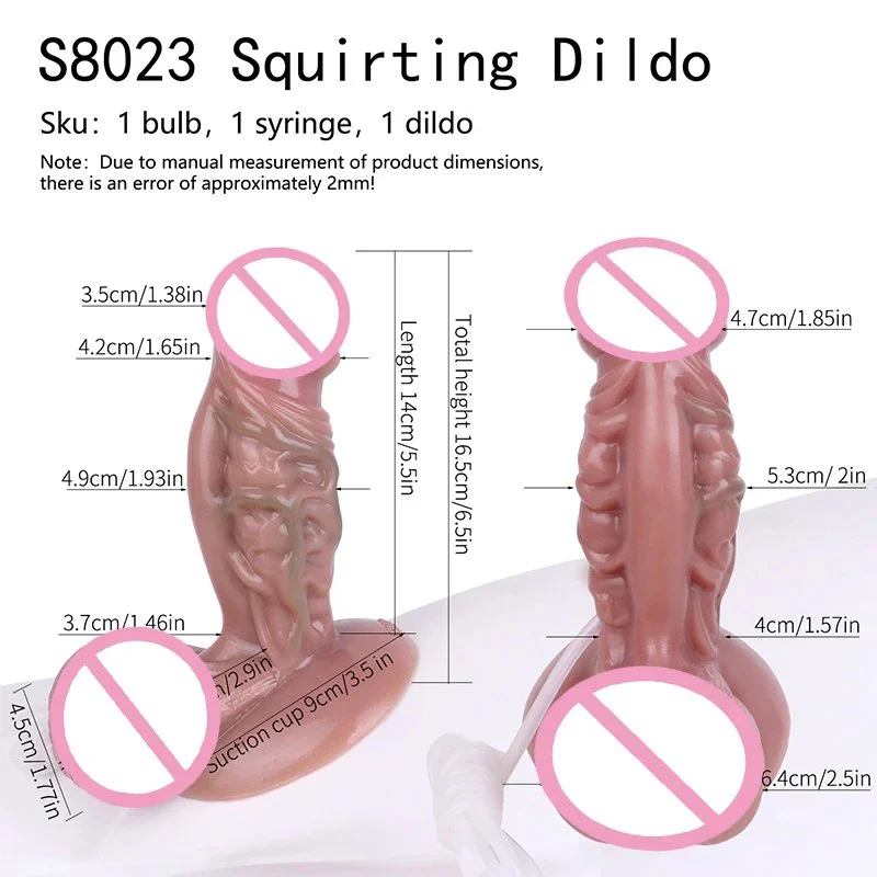 8 Styles Large Squirting Dildo Ejaculating Penis Sex Toys Big Dildo Thick Anal Plug Female Sex Toy Strap on Dildo