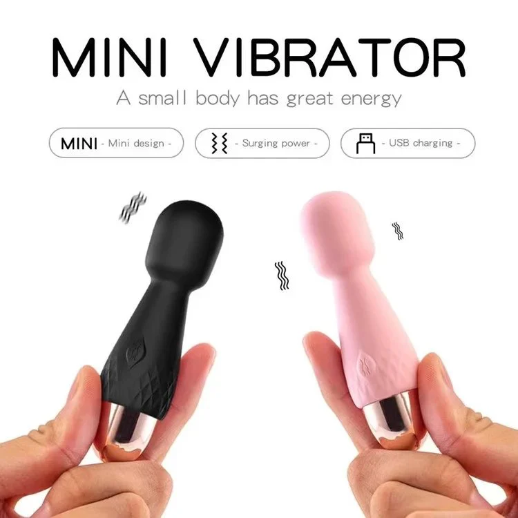 Mini Bullet Vibrator Sex Toys for Women Silicone USB G-Spot AV Stick Massage Vibrator