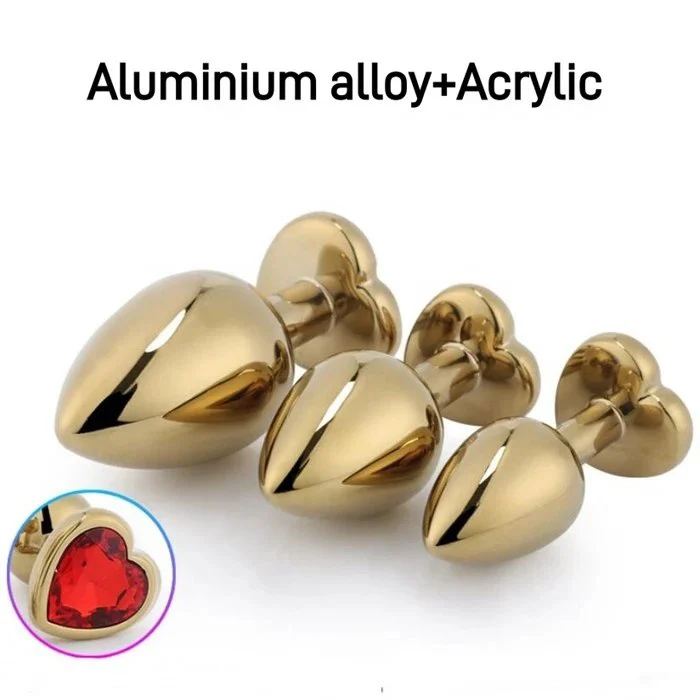 Couple Expanding Butt Plug Set Anal Vibrator & Anal Plug Silicone & Metal Anal Dilator Sex Toys for Adult Men & Women
