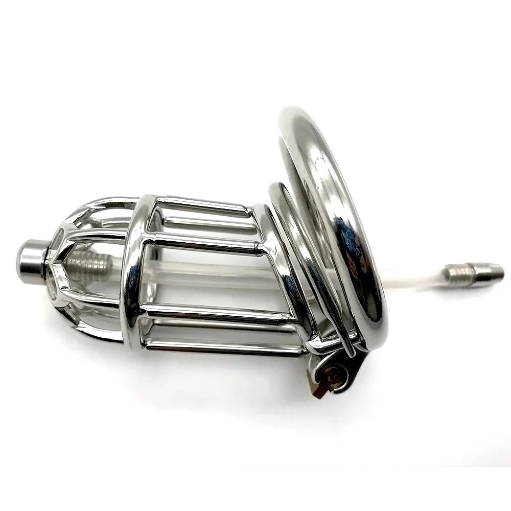 7.5cm Metal Chastity Cage Devices Lock Penis in Cage with Keyholder Male Chastity Device Chastity Lock Cage for Man Pleasure
