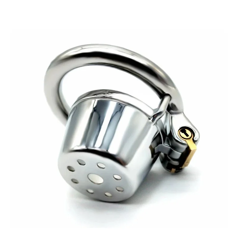 80 Small Cage Anti Pull Out Chastity Steel Cage Cock Cage Lock Penis for Men