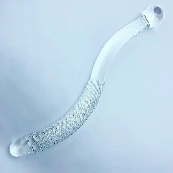 Female Masturbation Sex Products Long Crystal Giant Quality Glass Wand Dildo for Women