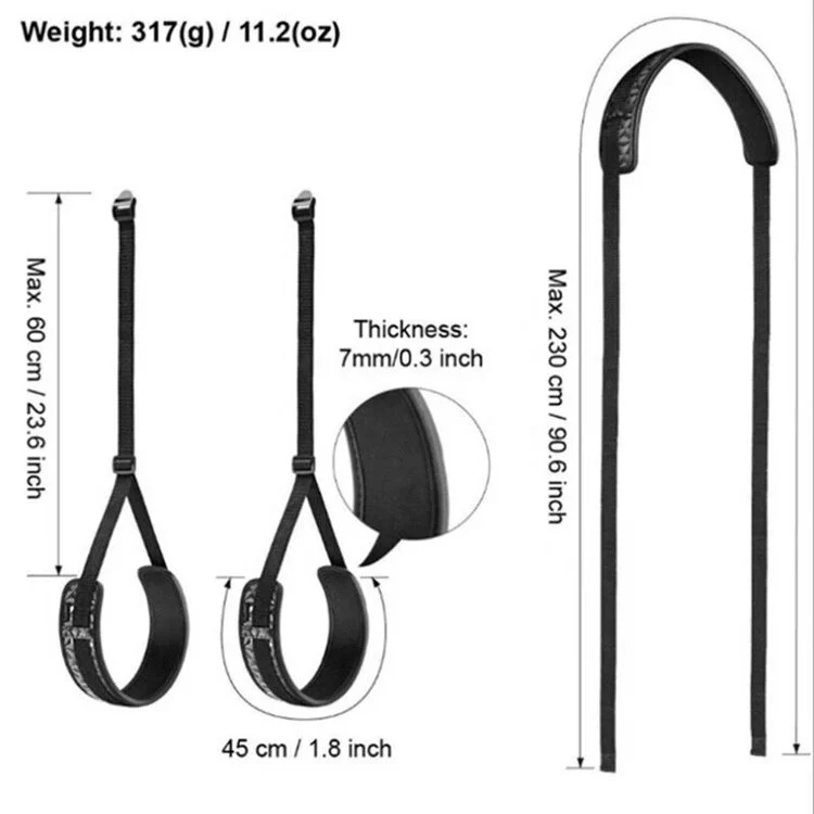 Erotic Sexy Products Split Open Leg Diamond Pattern Leather Belt With Eye Mask Bondage Set for Women