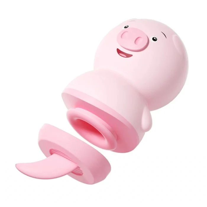 Mini Rose Vibrator for Women New Design 6 Frequency Sucking Licking Pig Vibrator Licking Tongue Sex Toys