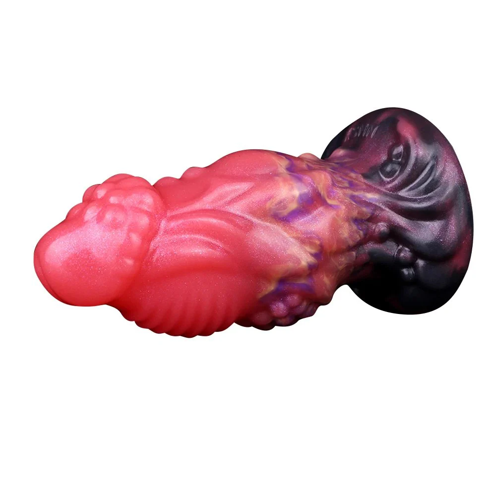 Fantasy Large Anal Plug Silicone Material Powerful Suction Cups Large Anal Plug Bumps for Increased Friction