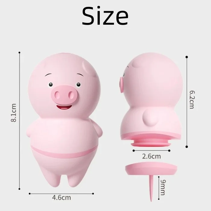 Mini Rose Vibrator for Women New Design 6 Frequency Sucking Licking Pig Vibrator Licking Tongue Sex Toys