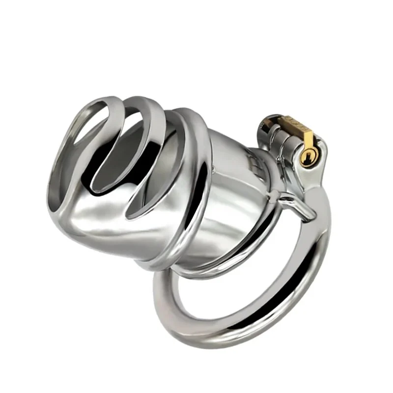 304 Stainless Steel BDSM Sexual Party Toy 2.63 Inch Mini Bird Cage Metal Chastity Device for Couple Domination Rule