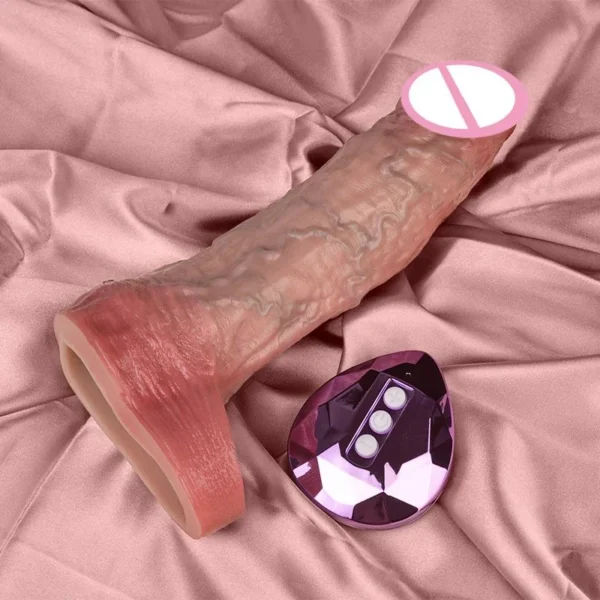 Super Simulated Best Penis Enlargement Penis Sleeve Liquid Silicone Material Male Penis Extender