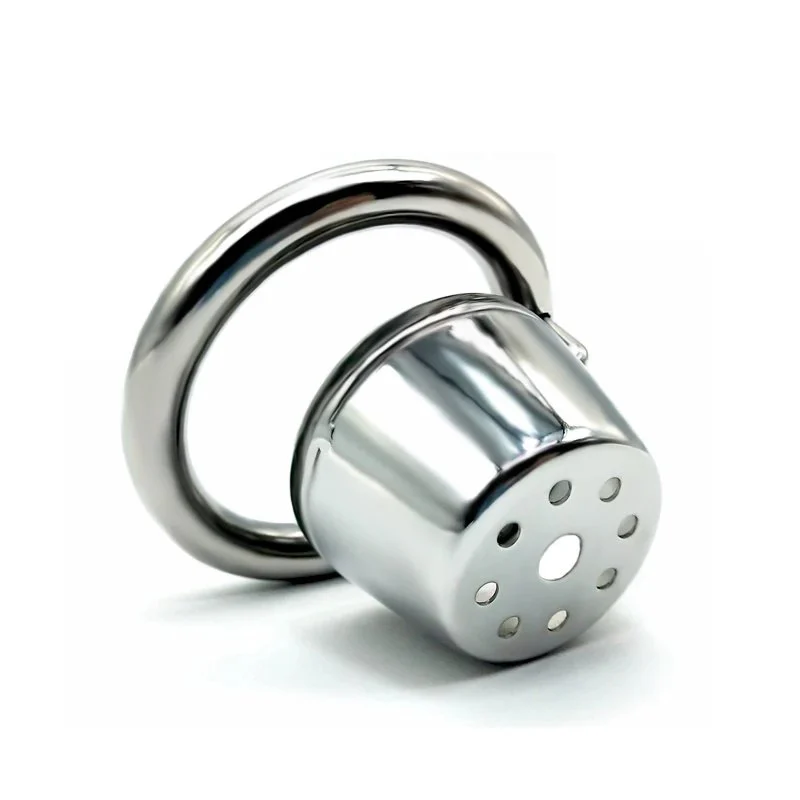 80 Small Cage Anti Pull Out Chastity Steel Cage Cock Cage Lock Penis for Men