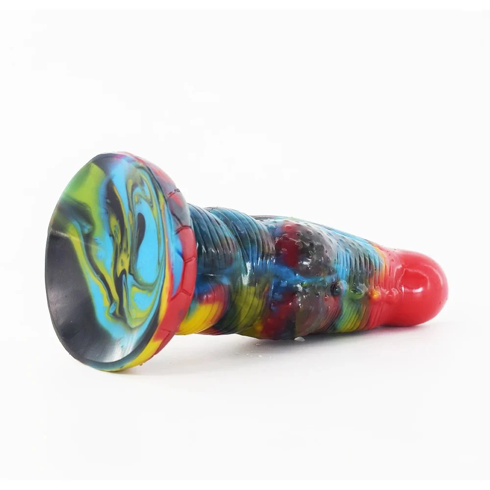 8 Inch Small Anal Plug Thick Monster Dildo Geeky Colorful Sex Toy G-spot Massage Anal Dilator