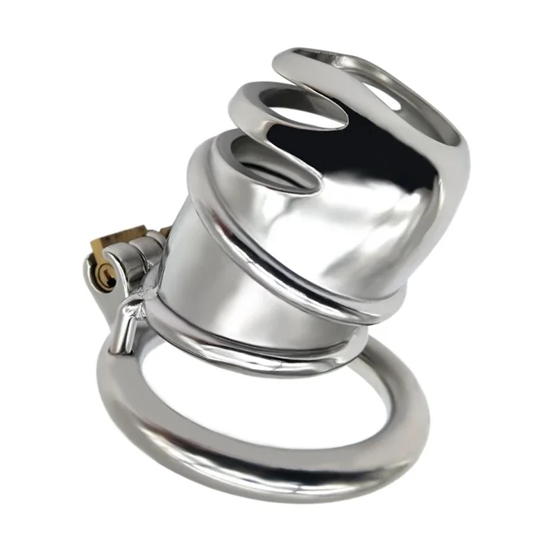 304 Stainless Steel BDSM Sexual Party Toy 2.63 Inch Mini Bird Cage Metal Chastity Device for Couple Domination Rule